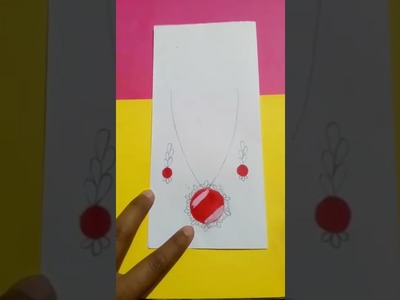 Make easy ruby pendent #jewellery #ruby #shorts