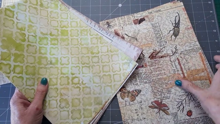 Making an envelope flip (by request), craft with me