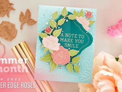 March 2022 Glimmer Hot Foil Kit of the Month – Glimmer Edge Roses