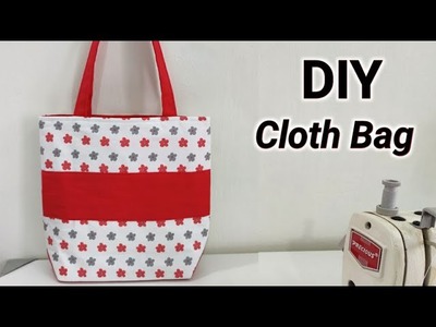 NEW DESIGN | How to sew Shopping Bag at Home | DIY Reusable Grocery Bag | Cloth bags making at home