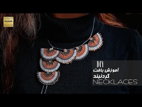 New macrame|macrame necklace|diy|how to make it