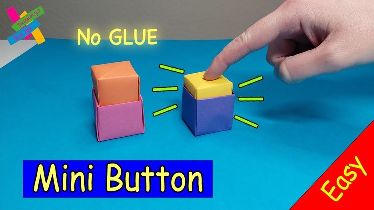 Origami MINI BUTTON POPIT | TikTok FIDGET toy | How to make paper popit | Antistress | Fold tutorial