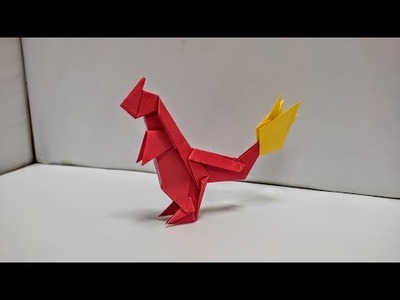 Origami Pokemon Charmeleon Easy | How To Make A Paper Pokemon Charmeleon Easy | Origami Instructions