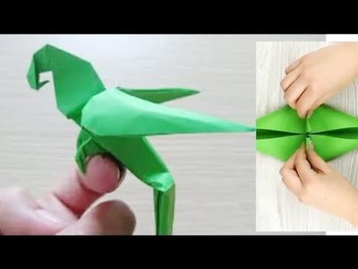 Paper parrot origami crafts ideas for kids homemade easy