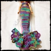PATTERN: RH Doll Mermaid Outfit Crochet Pattern by GothDollie
