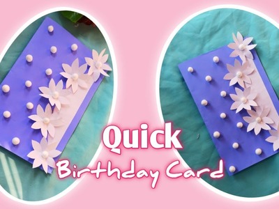 Quick ???? Last minute birthday card ideas #viral #shorts #youtubeshorts #trending #birthdaycard