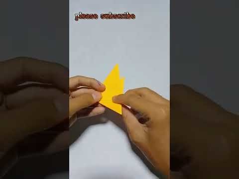 Revan's Craft"how to make easy dog ​​head origami #shorts #origamitutorial