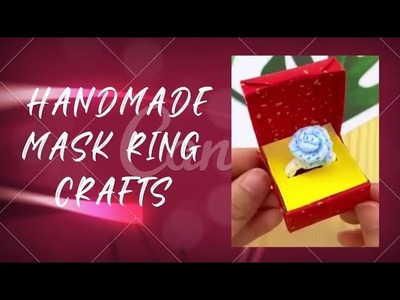 Ring | mask ring crafts | making mask ring | how to make ring | #artandcraftidea  #handmadering #diy