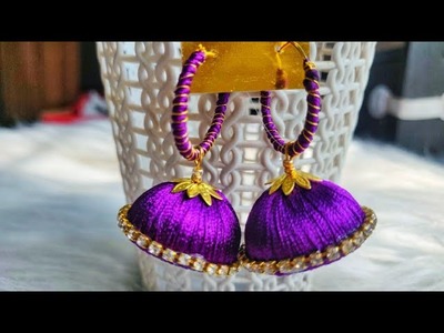 Silk thread earrings for kurtis | silk thread jewellery | silk thread tassels