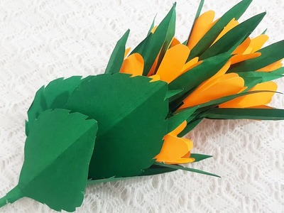 Simple Flower Making Craft.Paper Flower Making Craft.Flower Making-Diy