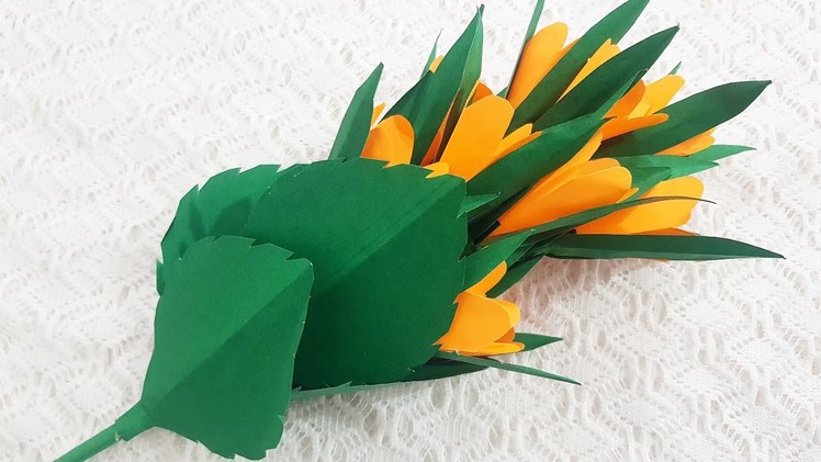 Simple Flower Making Craft.Paper Flower Making Craft.Flower Making-Diy