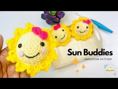 Sun Buddies Amigurumi Tutorial | Easy Amigurumi Sun