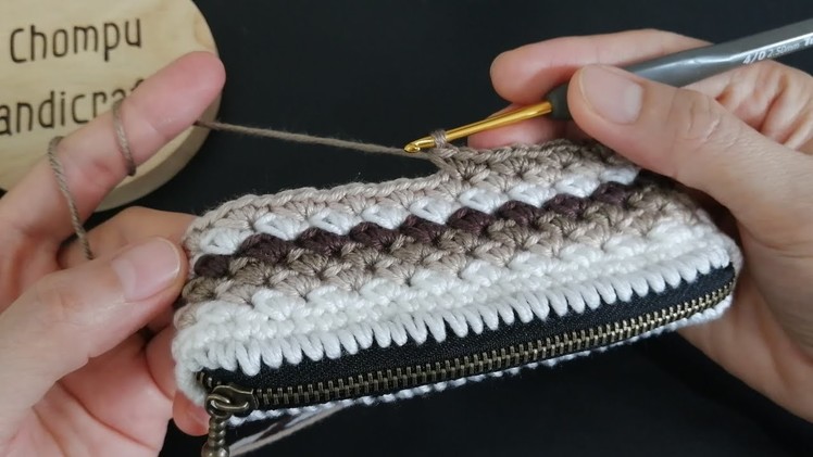 Super Easy Crochet Purse Bag With Zipper​ ????Step by Step ???????? Pattern for the beginner