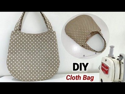 SUPER EASY !!! DIY Cute Egg Tote Bag | How to make a round bag | DIY Shopping bag | Cloth bag making