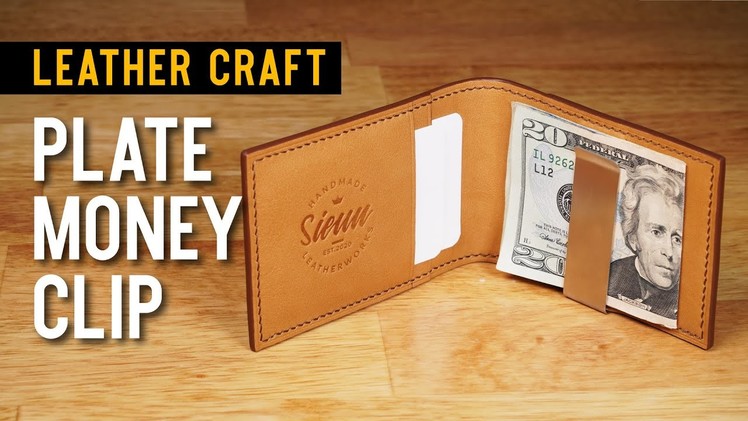 [가죽공예]머니클립만들기 : [leather craft]making a Money Clip