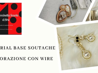 Tutorial Soutache & Wire ASMR| Earrings Soutache and Wire ASMR
