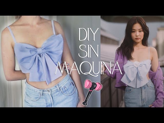 #14 DIY Top de JENNIE de BLACKPINK.Top inspiración Chanel SIN MÁQUINA