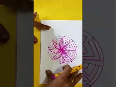 3D Geometric Art #2 ( Math Art Club Activity )