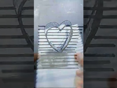 3d heart drawing ❤ ???????? #shorts #youtubeshorts #shortsvideo #short