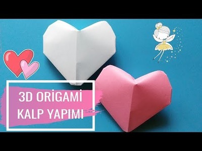 3D Origami Kalp Yapımı ????