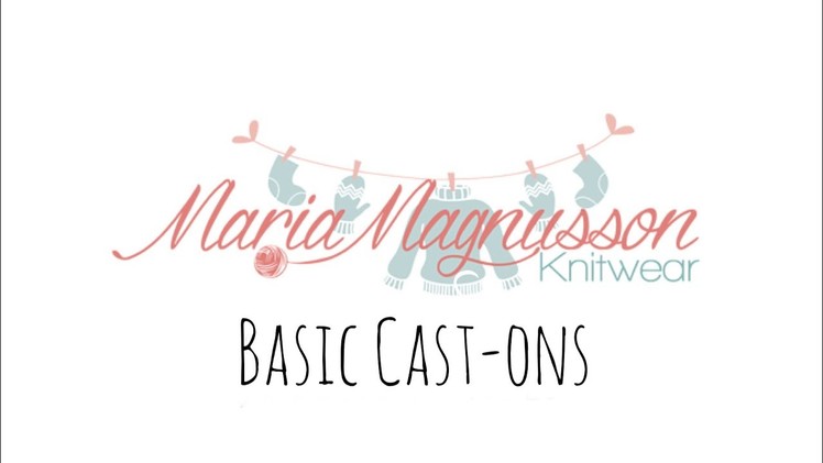 Basic Cast-ons tutorial