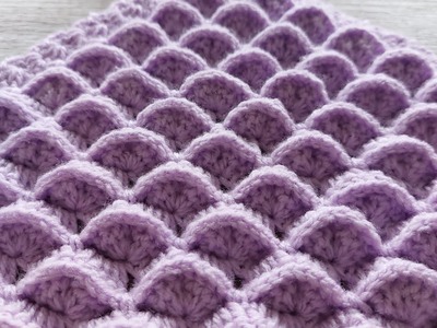 BEAUTIFUL Crochet Pattern | Crochet Triangle Shawl #crochet #knitting #crochetworldcreations