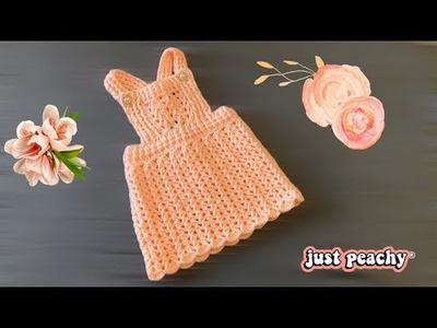 Crochet 12 to 18 months baby girl dress | #crochetforbaby | crochet baby dress PART 1
