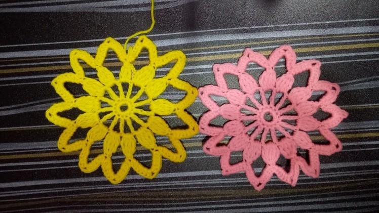 ????crochet knitting super easy ???? design door mat pattern ????