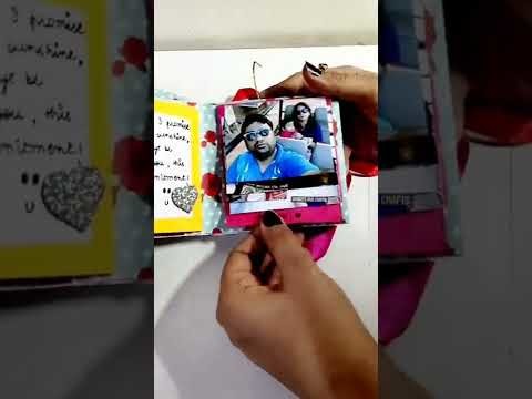 Customised Mini Scrapbook|knots and crafts|follow on instagram| #shorts #subscribe #order #trending
