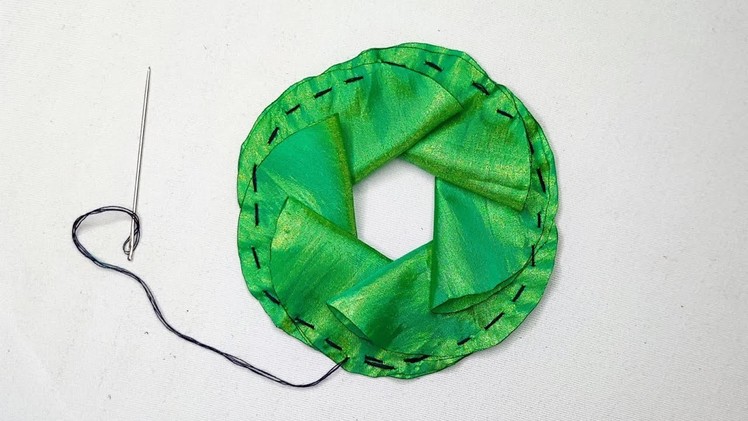 Diy : How to Make a Cloth Flower | Kapde Ke Phool Banana | Flower Making with Cloth | Fabric Arts