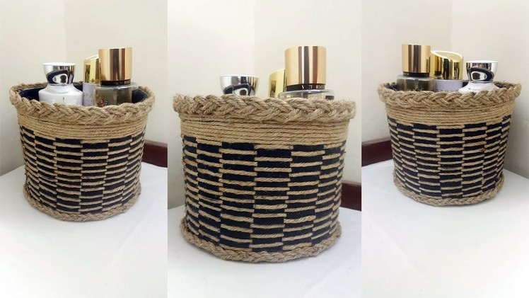 DIY Recycled Old Basket | jute craft