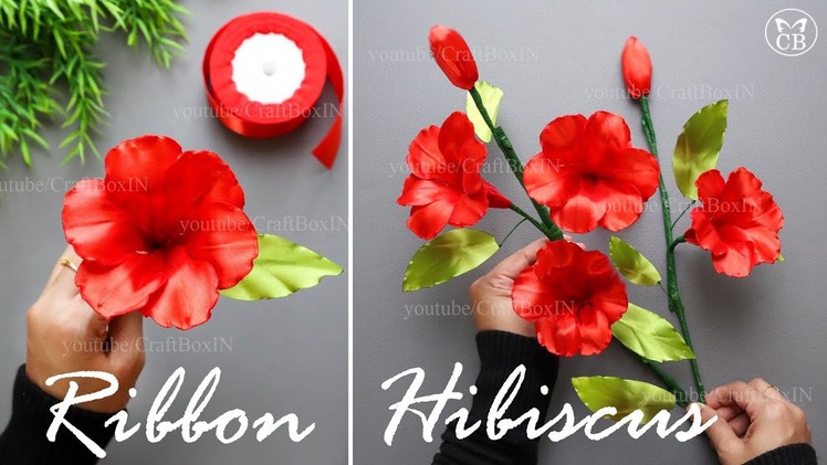 DIY Satin Ribbon flowers | How to make ribbon crafts | Ribbon flower decoration ideas | hacks