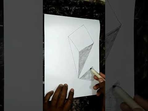Easy 3d drawing | How to draw 3d drawing