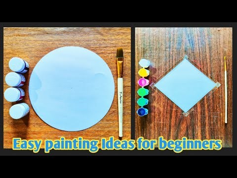 Easy painting Ideas for beginners step by step tutorial