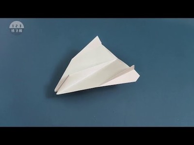 F 11d BlackWing paper plane! 【123 Paper Airplane】