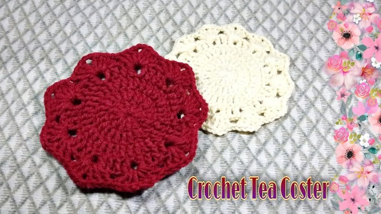 How To Crochet a Circle Coster Design By Shagufta's Creation.