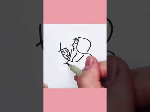 How to Draw 2022 Numbers 3D Trick Art on Line Paper 145