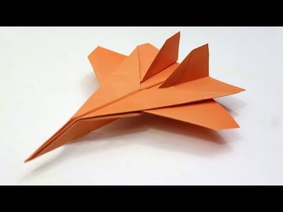 How to Make a Paper Airplane that FLIES FAST | Paper Jet Fighter | F-14 TomCat