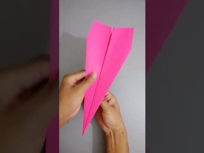 How to make a paper airplane that flies far #Shorts