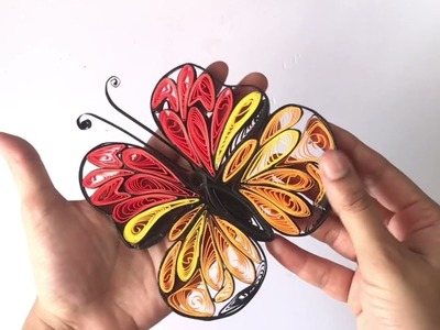 How to make Quilling Butterfly | Quilling Butterfly | Simple And Easy Quilling Butterfly Tutorial