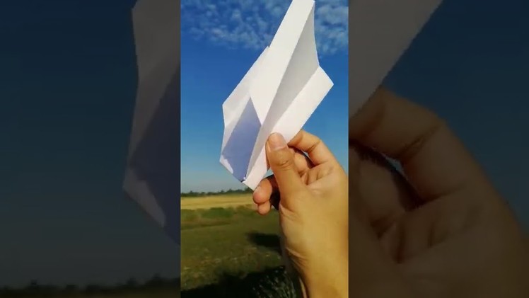 Paper airplane glider #Shorts