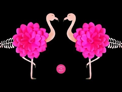 Paper Flamingo Wall Decoration | DIY | Room Decoration | Craft the Best