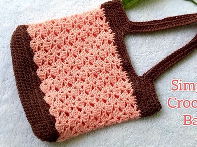 Simple Crochet Bag | Crochet tote bag | Crochet bags for Beginner