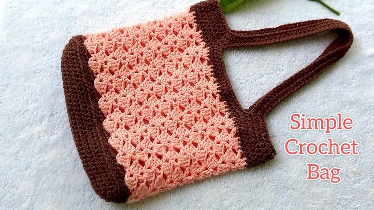 Simple Crochet Bag | Crochet tote bag | Crochet bags for Beginner