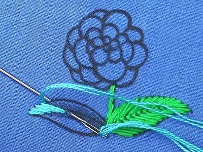 So cute flower embroidery tutorial for fresher newbies - amazing hand embroidery for beginners