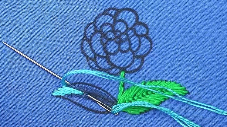 So cute flower embroidery tutorial for fresher newbies - amazing hand embroidery for beginners