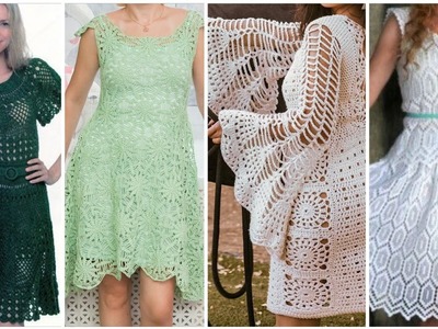 Super Stunning Casual Wear Designers latest Crochet Knitting Fancy skater mother of the bride design