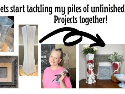 Thrift flip for profit | DIY Paint | IOD | Getting projects finished