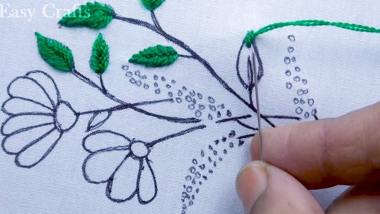 Unique Hand Embroidery Design Collection,  Very Attractive Flower Embroidery Tutorial For Beginner