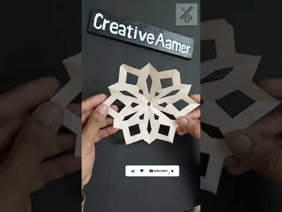 Unique Paper Cutting ???? Design | How to make | DIY Craft | Art and craft #shorts